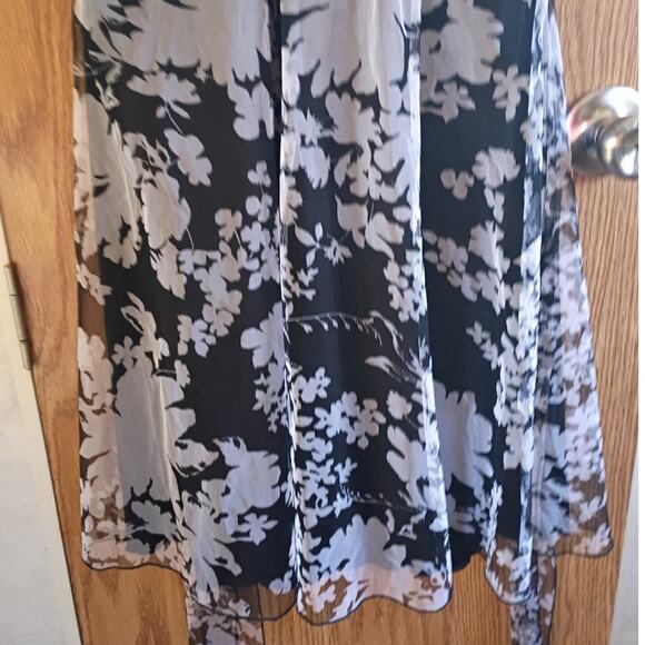 Vintage Y2K Teeze Me Halter Dress Open Back Mesh Overlay Goth Fairy Club Sz M - Picture 5 of 10